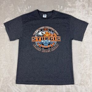 VTG Delta Sturgis Motorcycle Rally T-Shirt Men M Charcoal 2006 Black Hills Biker